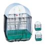Set of 3 bird cage nets, black