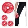 Set of 4 cooling elements 1.5x14cm., red/white