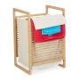 Laundry basket 60x40x35cm, 50L., cream/light brown