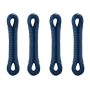 Set of 4 clotheslines 30m, dark blue