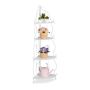 Living room shelf 113x30x30cm., white