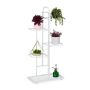 Flower stand with 5 shelves 96.5x44x22cm., white