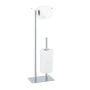 Toilet paper holder 62x20x13.5cm., silver color