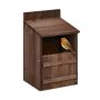 Birdhouse 36x22x21cm., brown