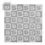 Play mat "Delionė" 179.5x179.5cm., gray/white