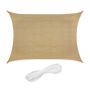 Rectangular sun awning 400x200cm., beige