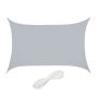 Rectangular sun awning 300x200cm., gray