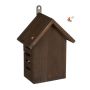 Insect hotel 22.5x17x10cm., brown