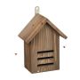 Insect hotel 22x17x10cm., brown