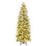 Artificial LED Christmas tree 78x190cm., green color