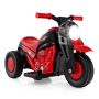 Electric children's motorcycle 81x36x43cm., black/red