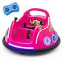 Children's electric car 73x73x43cm., pink/black