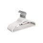 Plastic hangers, 20 pcs, white