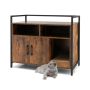 Cat litter box 89x45x74.5cm, brown/black