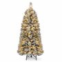 Artificial LED Christmas tree 66x150cm., green/white