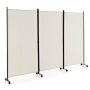 Screen 262x30x180cm., beige/black
