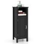 Bathroom cabinet 30x30x80cm., black