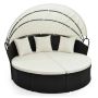 Cot 187x180x157cm., black