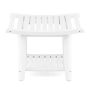 Shower stool 60.5x34x48cm., white
