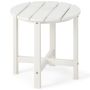 Outdoor table 46x46cm., white