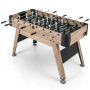 Foosball table 137x68x84.5cm., light brown/black