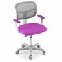 Children's office chair 54x50x91.5cm., gray/purple