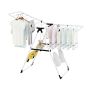 Clothes dryer 137x50x90cm., white/black