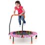 Mini trampoline 92x92cm., pink/black