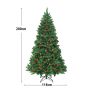 Artificial fir tree 116x200cm., green color