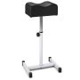 Pedicure chair 32x28x65cm., black/silver color