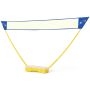 Badminton net 300x150cm., yellow/blue