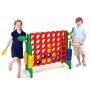 Outdoor game four in a row 84x33x79cm., red/green colors