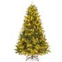 Artificial LED Christmas tree 107x180cm., green color