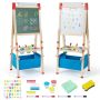 Double-sided drawing board 44x40x126cm., various colors