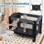 Cot 125x65x77cm., black