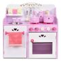Children's kitchen 60x29.5x62cm., pink/white
