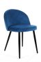 Set of 4 Scandinavian style chairs SJ.077, dark blue