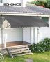 Adjustable awning 300 x 130 cm, dark grey