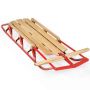 Sled 137x58x16cm., light brown/red color