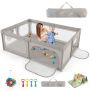 Playpen 206x147x68.5cm, gray