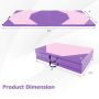 Yoga mat 300x117x5cm., purple/pink