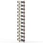 Wine rack 22x13.5x145cm., black