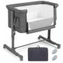 Cot 86x63x81cm., dark gray