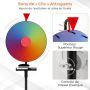 Wheel of fortune with stand 40x155cm., various colors