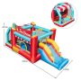 Inflatable trampoline 475x224x201cm., various colors