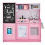 Children's kitchen 82x24x80cm., pink