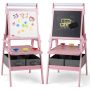 Double-sided drawing board 54x46x101.5cm., various colors