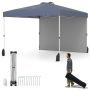 Gazebo 300x300x286cm., dark gray