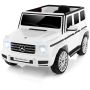Children's electric car 67x114x53.5cm., white/black