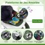 6-in-1 vaikštynė, vežimėlis, supamas arkliukas, šokinėjimo kėdutė, žalia